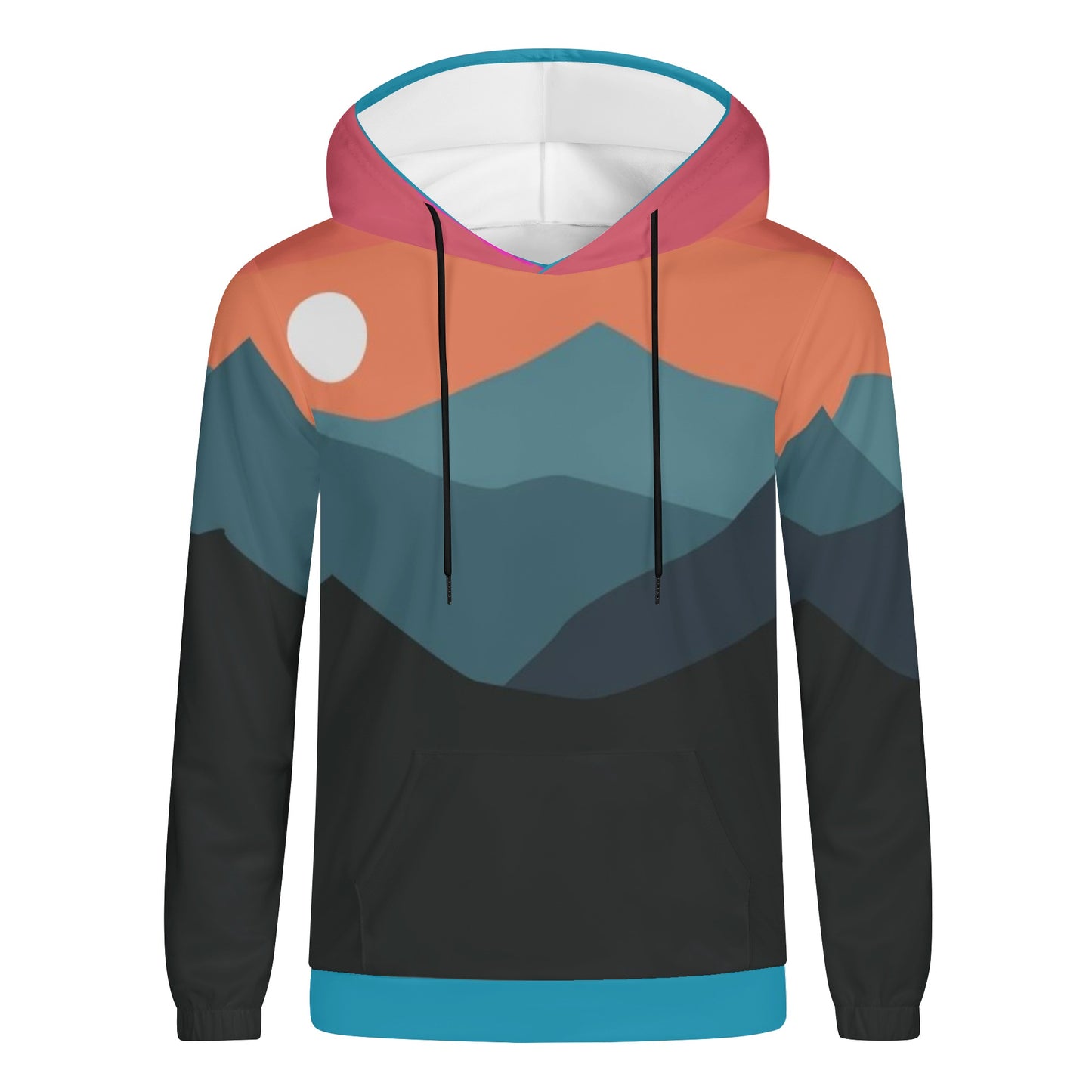 Pure Nature Project Mont Blanc lightweight All Over Printing Hoodie Sweatshirt -Contact us for delivery times-