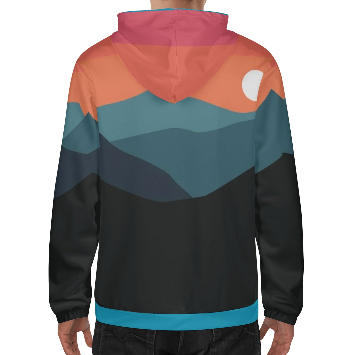 Pure Nature Project Mont Blanc lightweight All Over Printing Hoodie Sweatshirt -Contact us for delivery times-