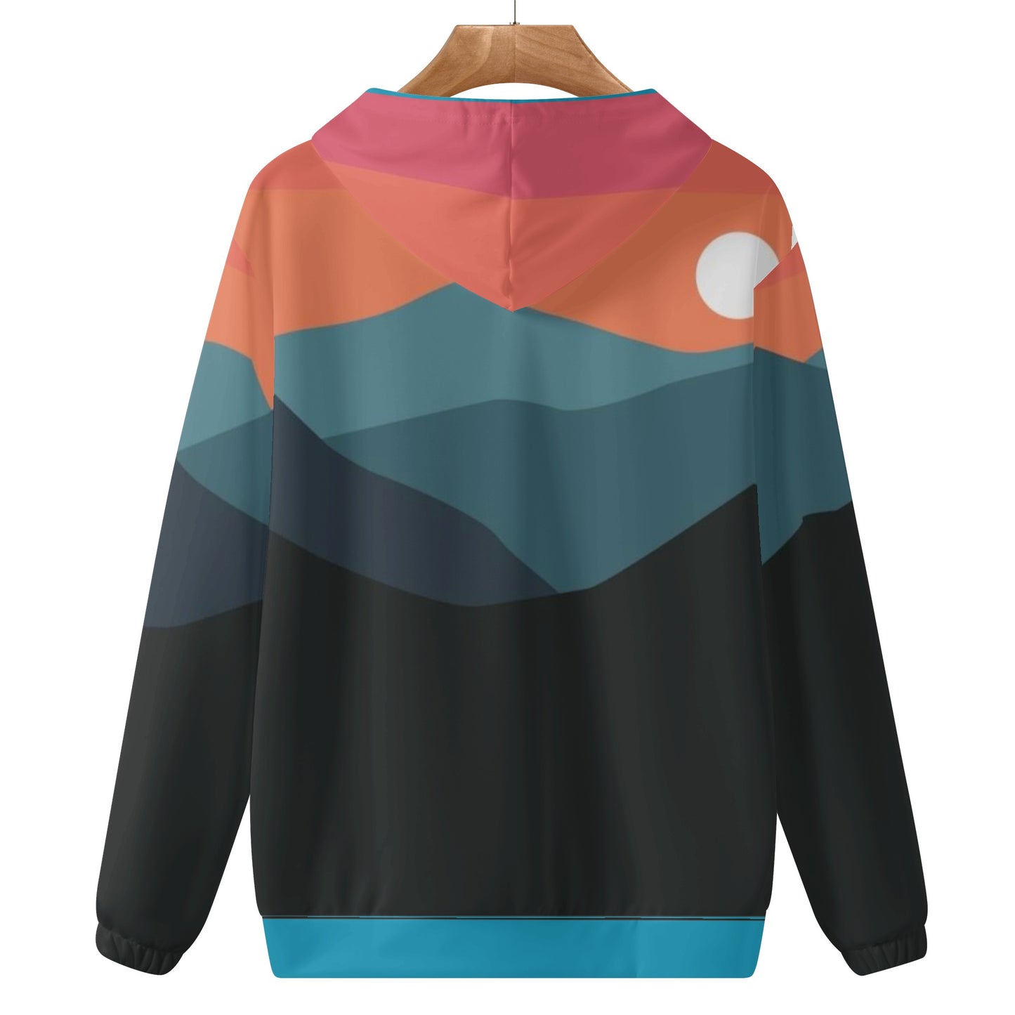 Pure Nature Project Mont Blanc lightweight All Over Printing Hoodie Sweatshirt -Contact us for delivery times-