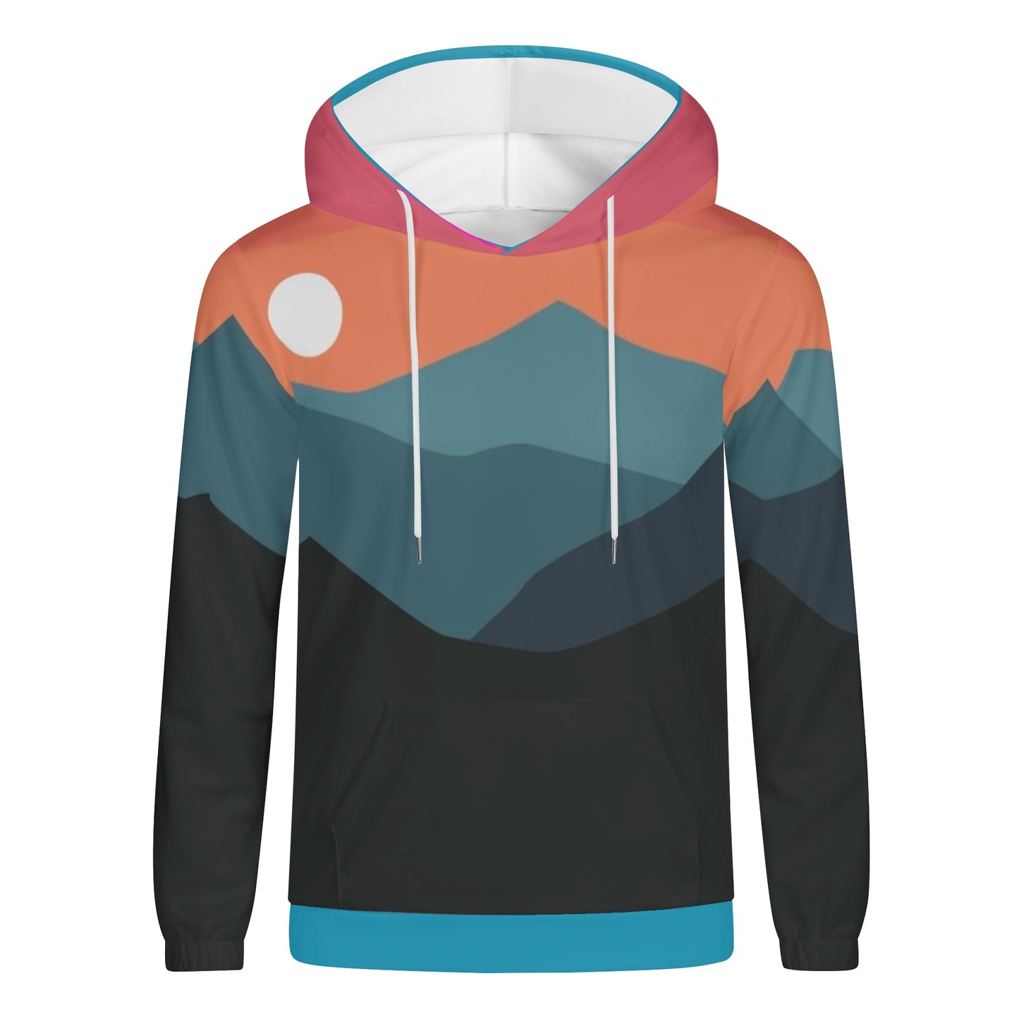 Pure Nature Project Mont Blanc lightweight All Over Printing Hoodie Sweatshirt -Contact us for delivery times-