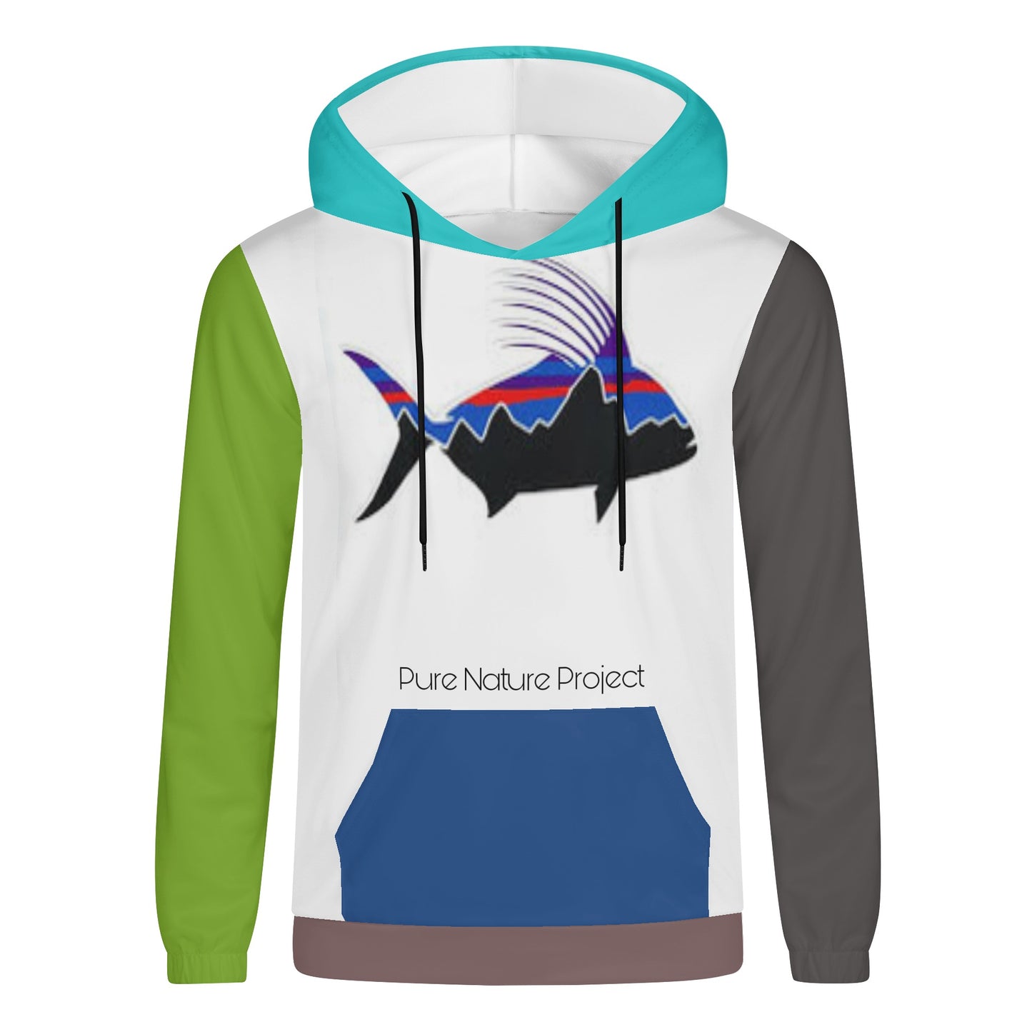Pure Nature Project Men's Lightweight All Over Printing Hoodie Sweatshirt