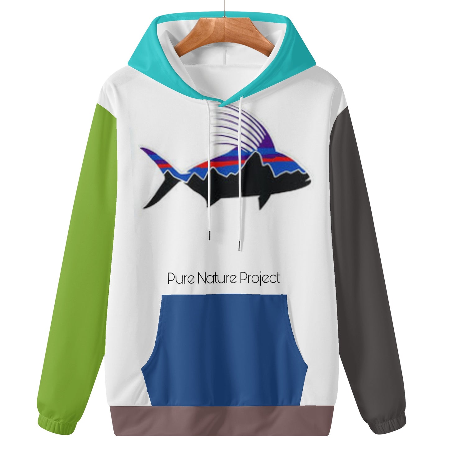 Pure Nature Project Men's Lightweight All Over Printing Hoodie Sweatshirt