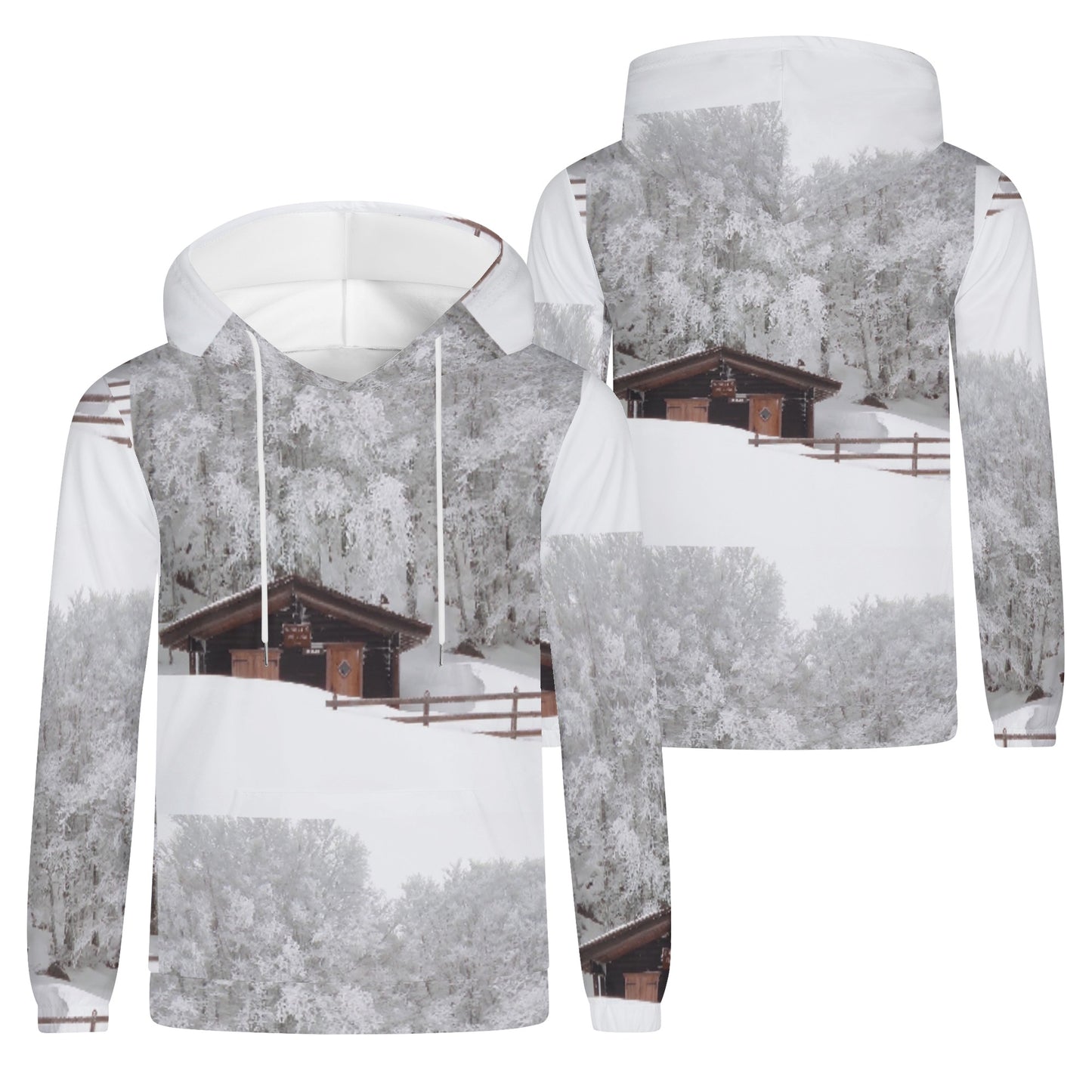 Pure Nature Project Monte Capraro Mens Lightweight All Over Printing Hoodie Sweatshirt