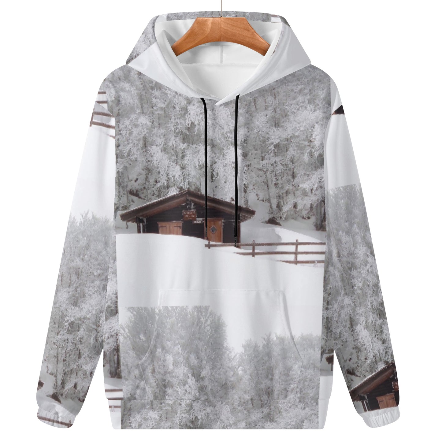 Pure Nature Project Monte Capraro Mens Lightweight All Over Printing Hoodie Sweatshirt