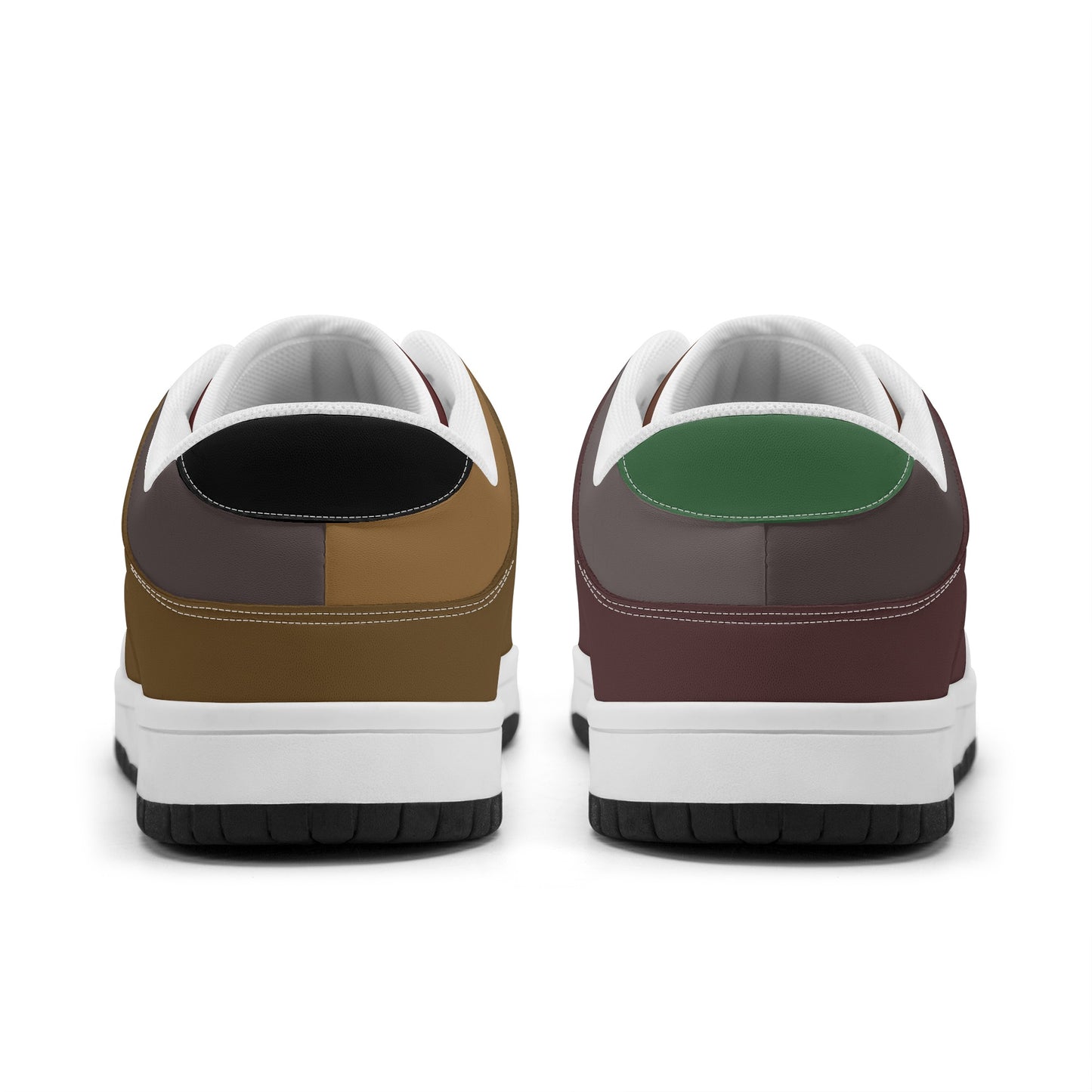 Pure Nature Project autumn leaves Mens Dunk Stylish Low Top Leather Sneakers
