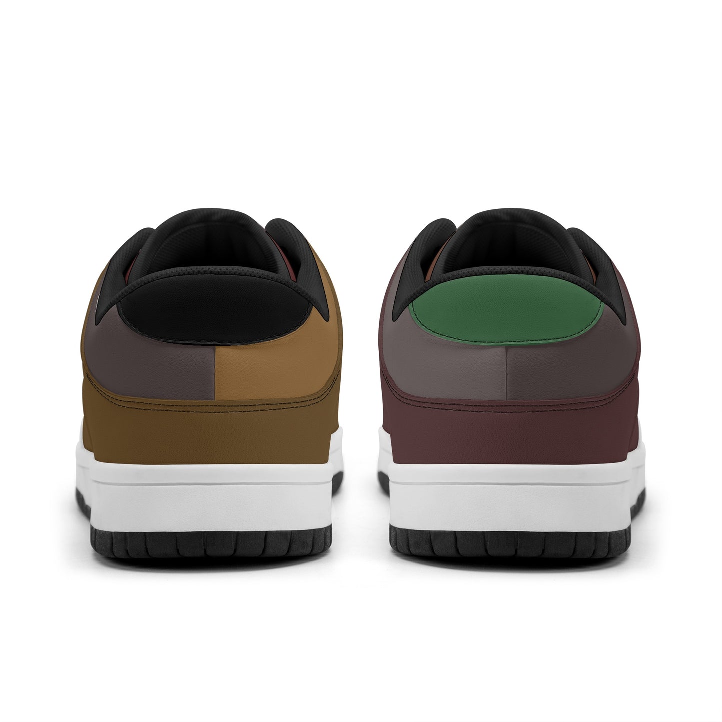 Pure Nature Project autumn leaves Mens Dunk Stylish Low Top Leather Sneakers