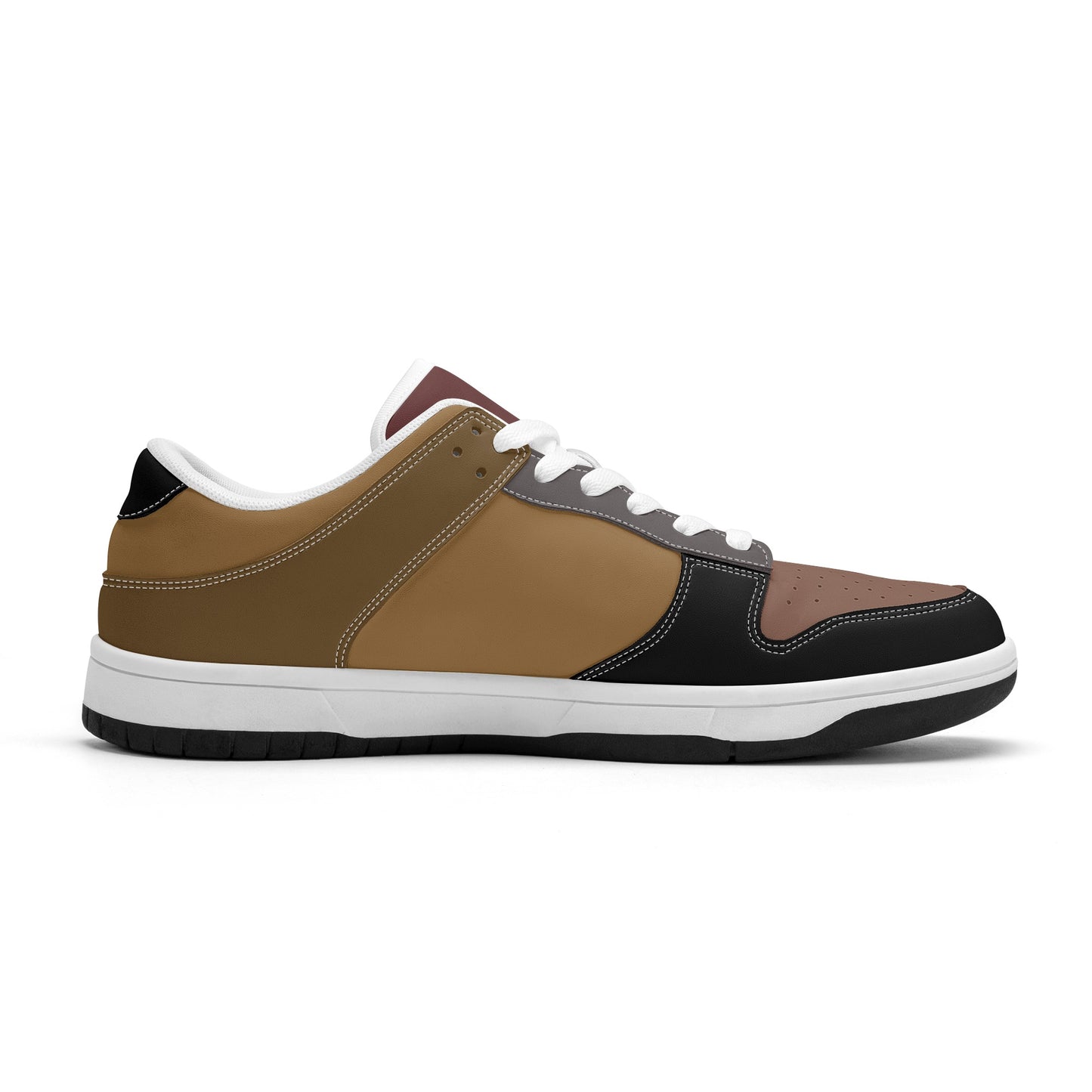 Pure Nature Project autumn leaves Mens Dunk Stylish Low Top Leather Sneakers