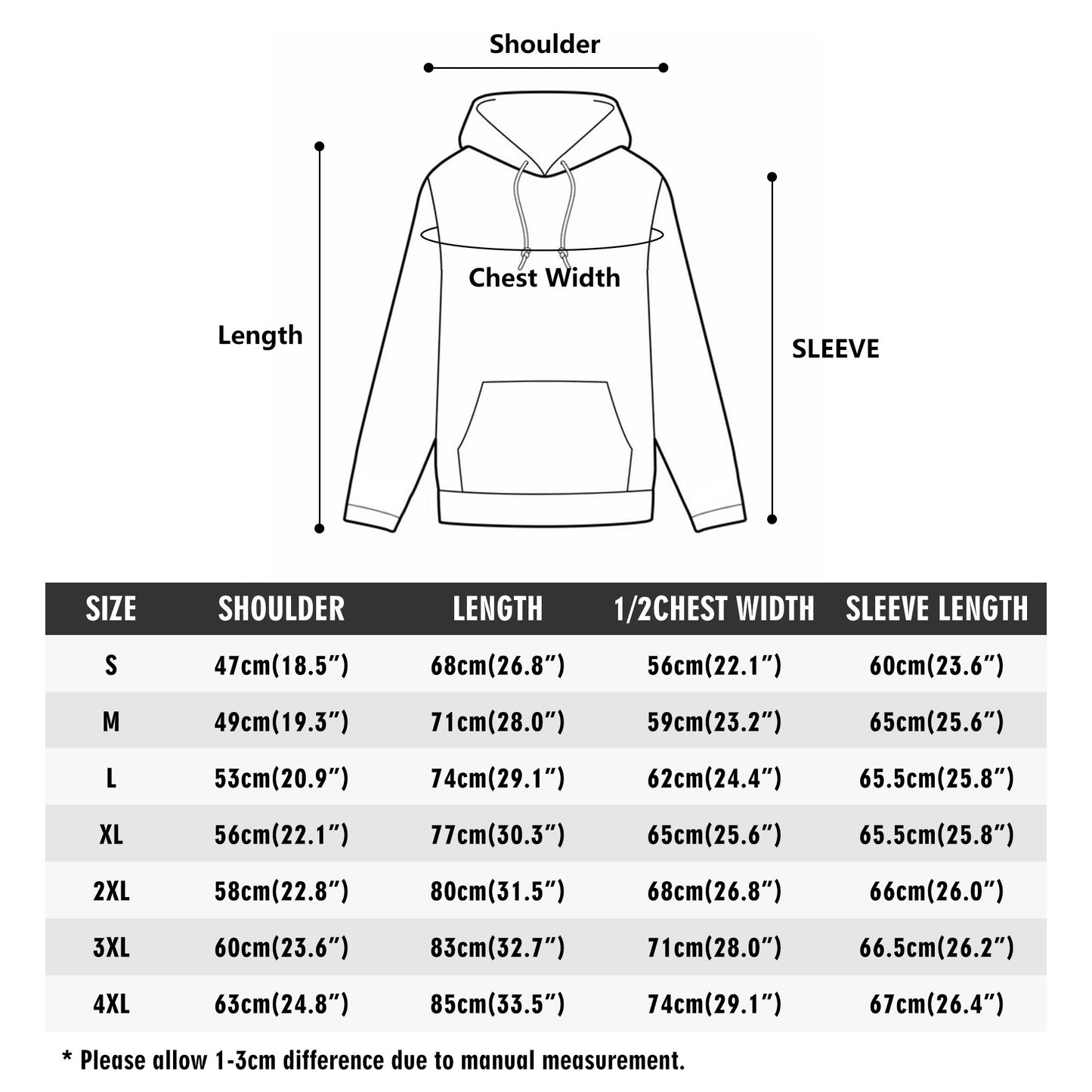 Pure Nature Project BLOCKHAUS Men's Lightweight All Over Printing Hoodie Sweatshirt