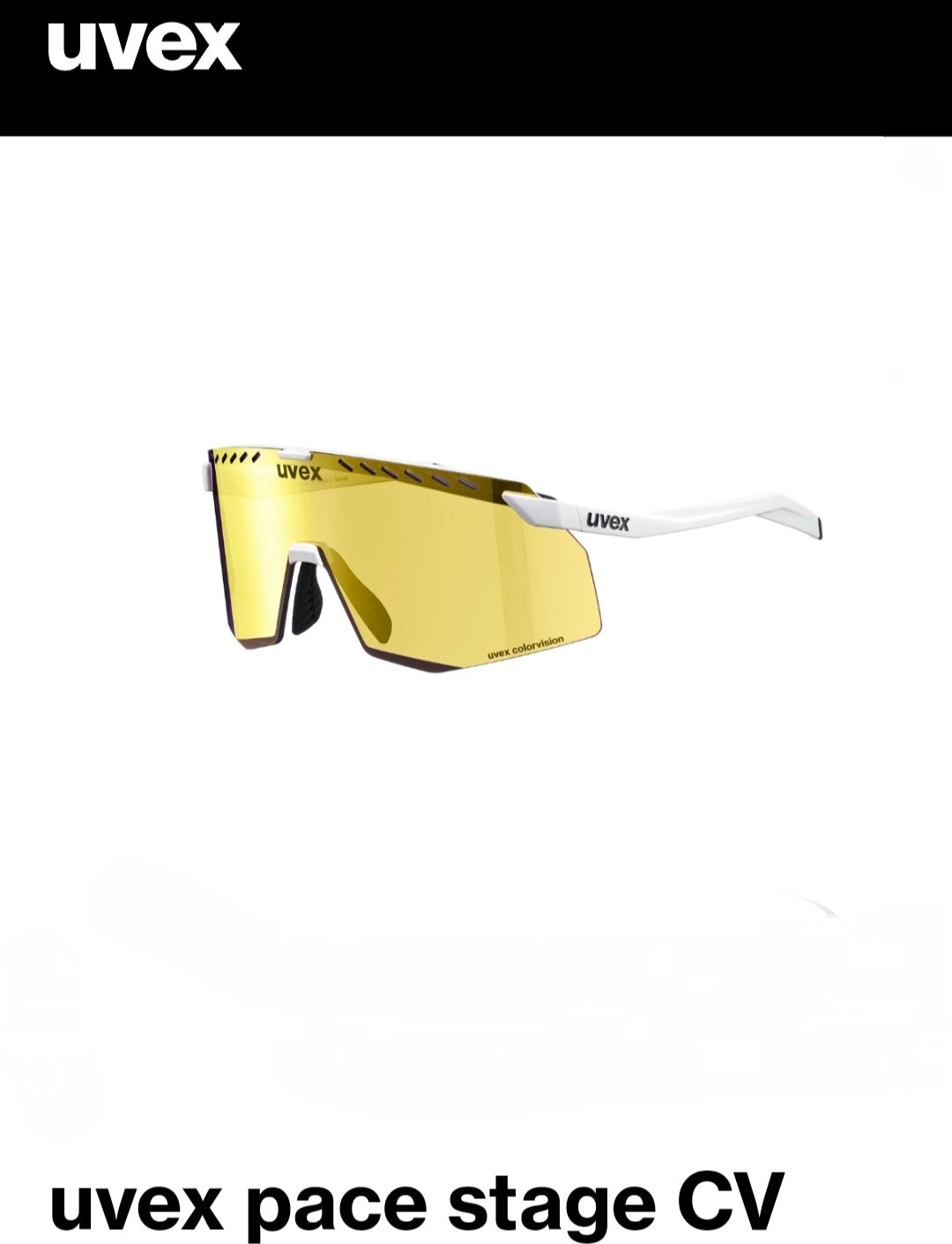 Uvex pace stage CV White matt