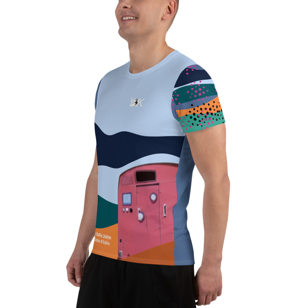 YAK Bafile celeste T-shirt light uomo