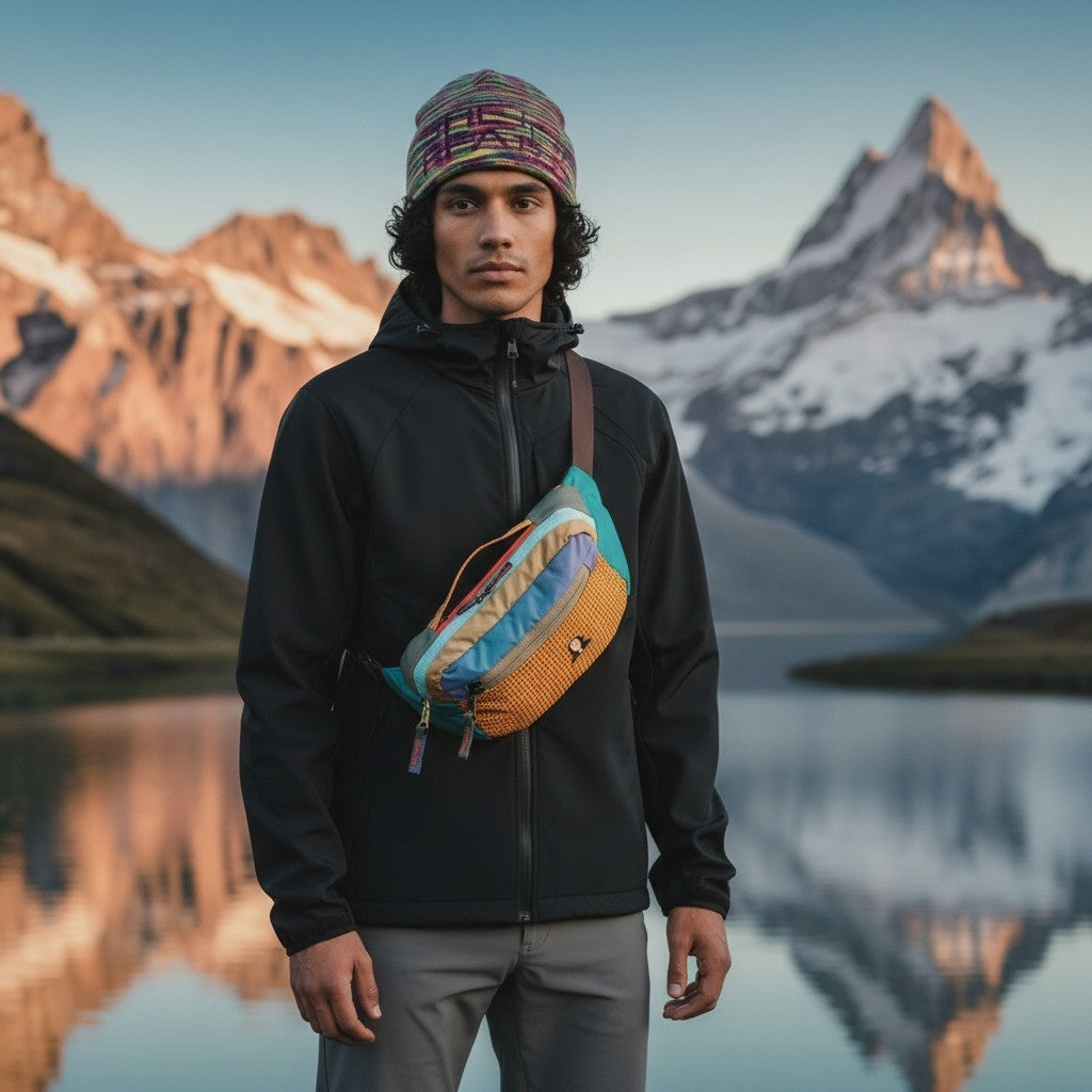 YAK marsupio, tracolla light tecnico nylon