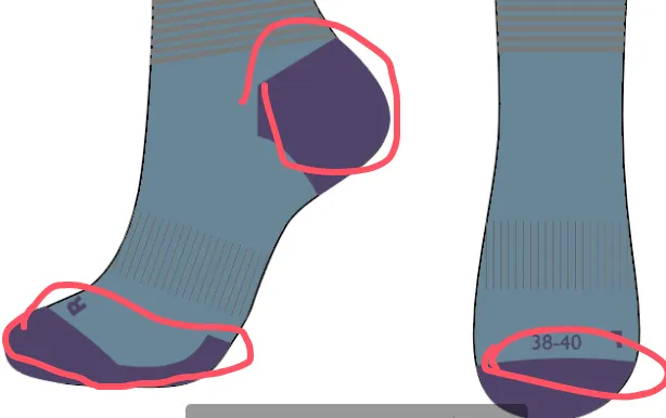 Socks YAK altezza crew Mountain, mtb, life style