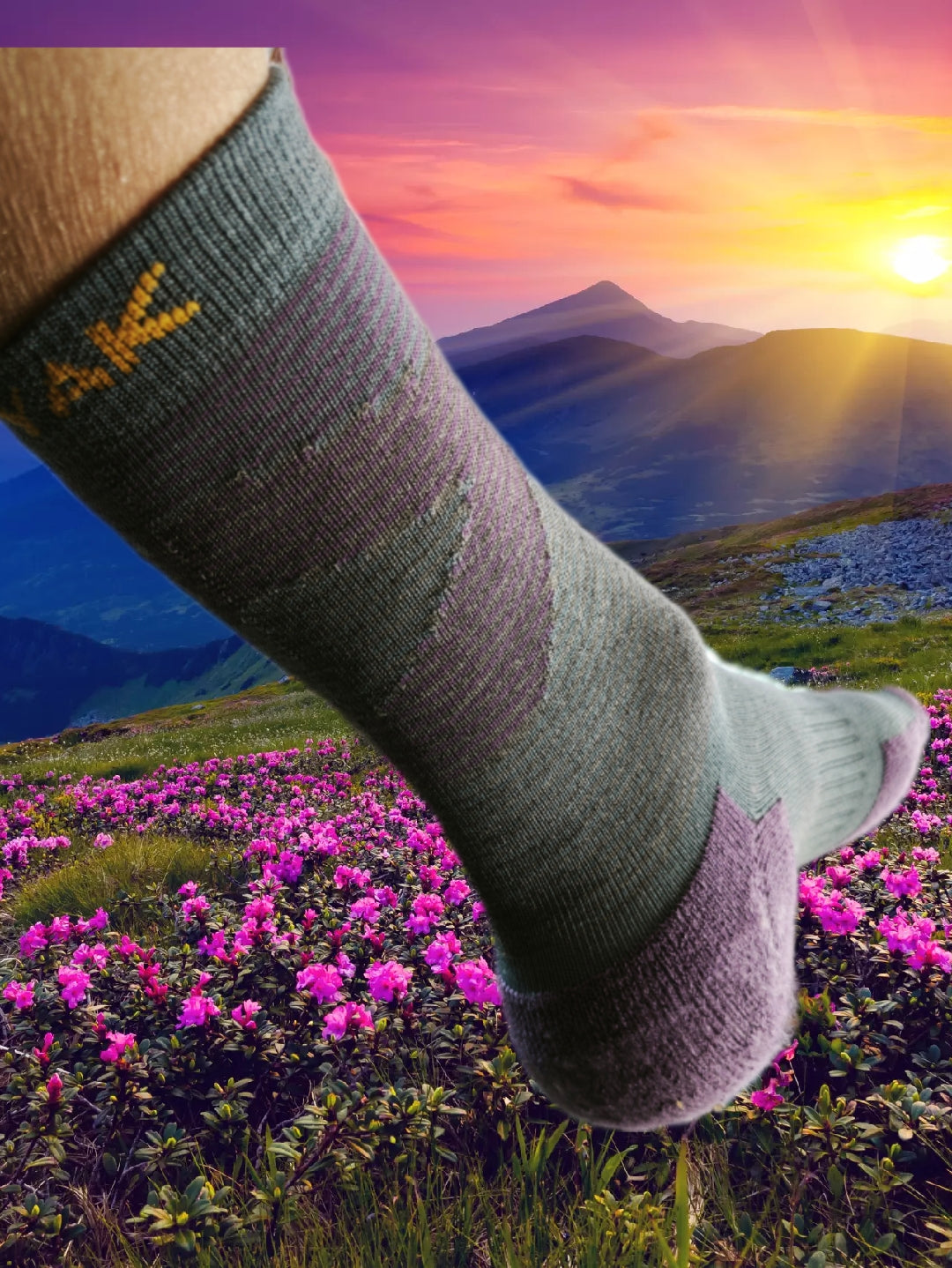 Socks YAK altezza crew Mountain, mtb, life style