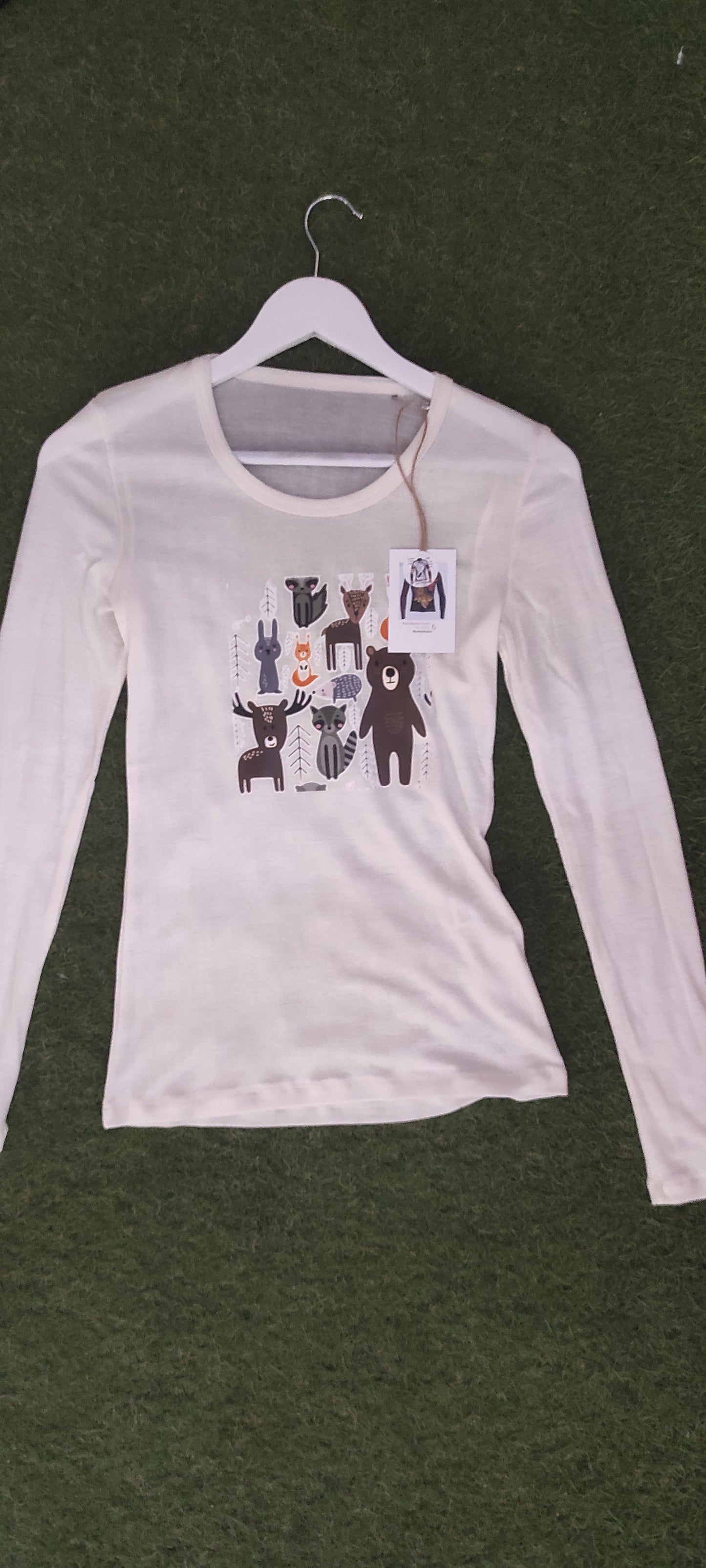 Pure Nature Project gli amici del Bosco shirt LS merinos Donna