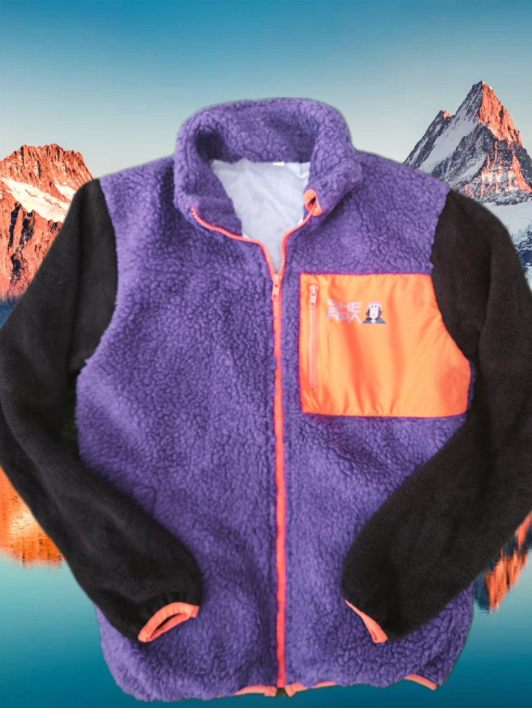 SHERPA 🐻 orso con maniche più leggere in microfibra morbida. unisex