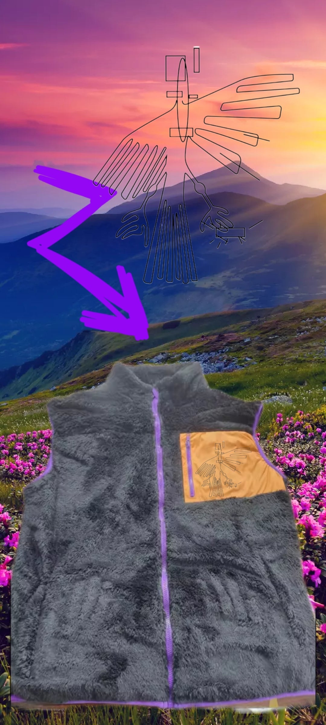 COND'RIX smanicato poliestere SHERPA pelo lungo