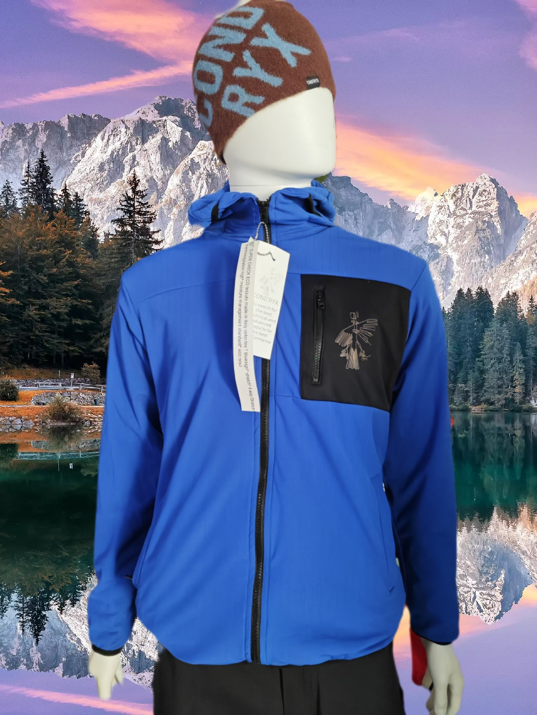 COND'RYX Brunico jkt tessuto m.i.t.i. 🇮🇹 SUPER CHECK ECO