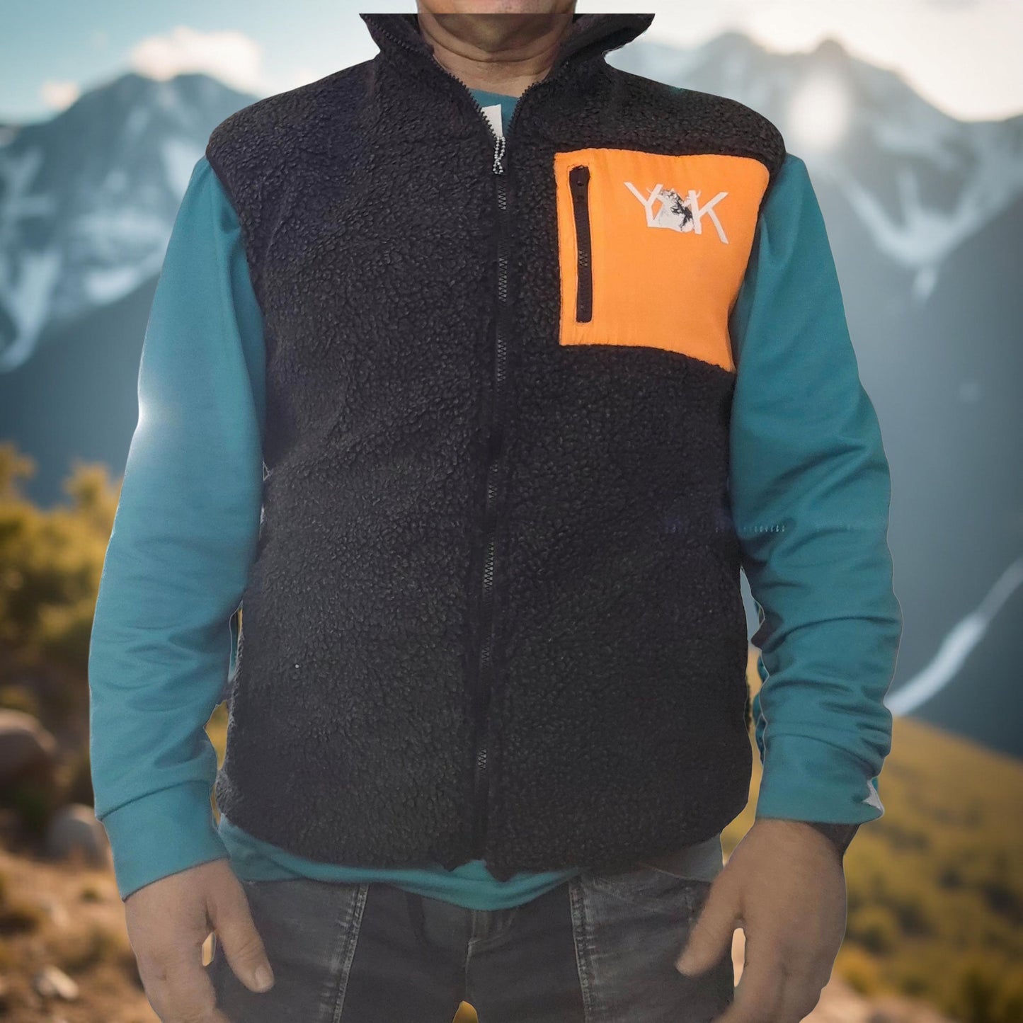 YAK smanicato poliestere fleece