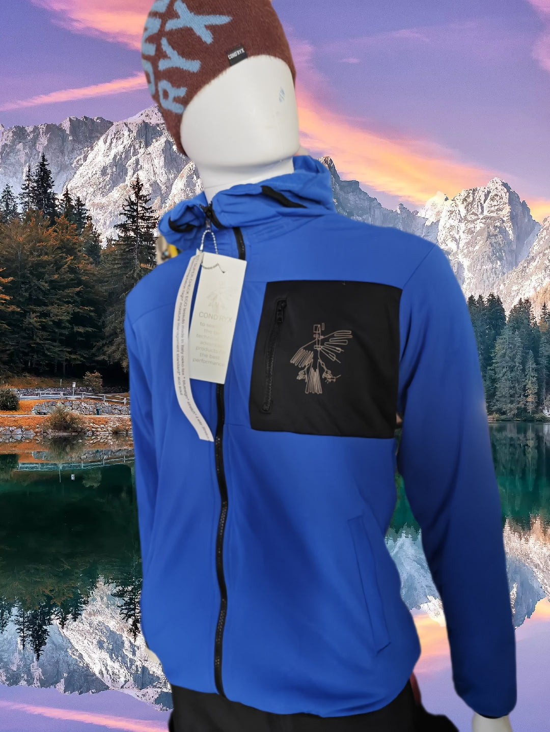 COND'RYX Brunico jkt tessuto m.i.t.i. 🇮🇹 SUPER CHECK ECO