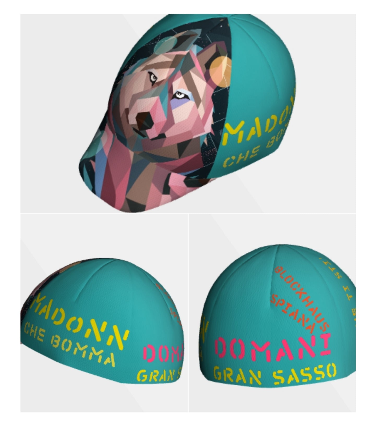 Cappellini tecnici running, bike, life selezione Montagna Abruzzo