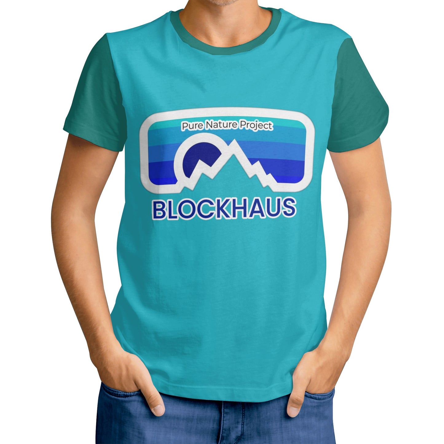 Pure Nature Project BLOCKHAUS Men's All Over Print T-shirt