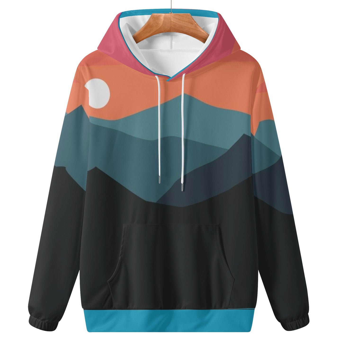 Pure Nature Project Mont Blanc lightweight All Over Printing Hoodie Sweatshirt -Contact us for delivery times-