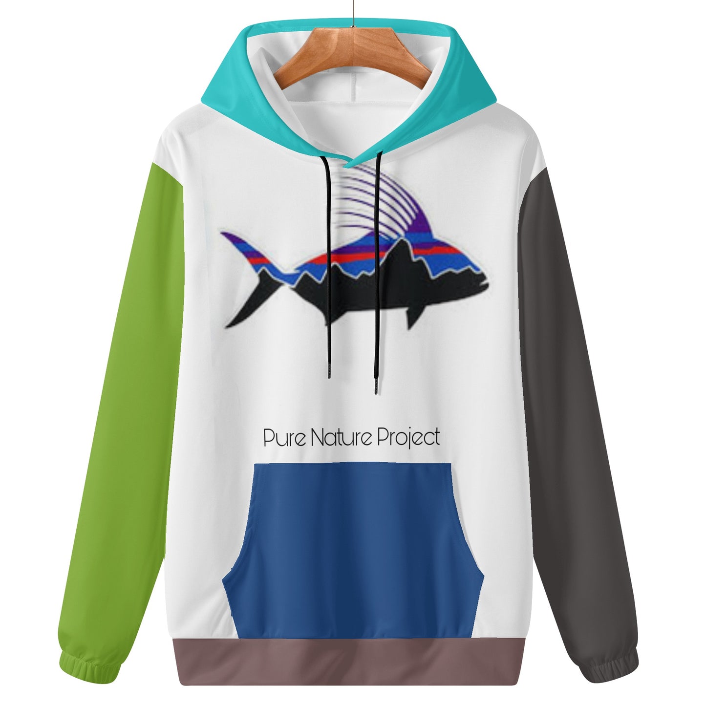 Pure Nature Project Men's Lightweight All Over Printing Hoodie Sweatshirt