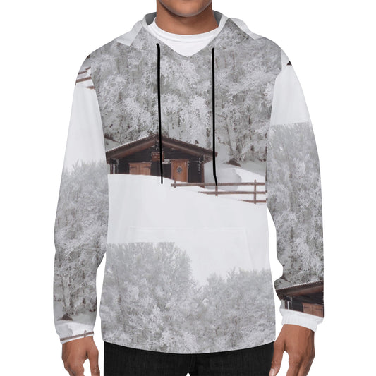 Pure Nature Project Monte Capraro Mens Lightweight All Over Printing Hoodie Sweatshirt