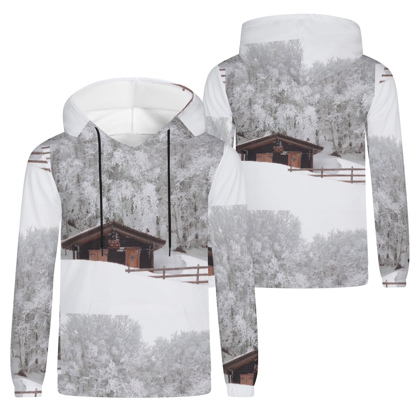Pure Nature Project Monte Capraro Mens Lightweight All Over Printing Hoodie Sweatshirt