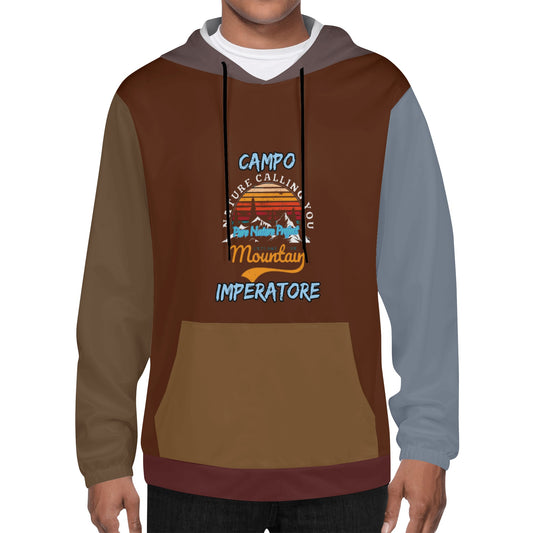 Pure Nature Project Campo Imperatore Mens Lightweight All Over Printing Hoodie Sweatshirt