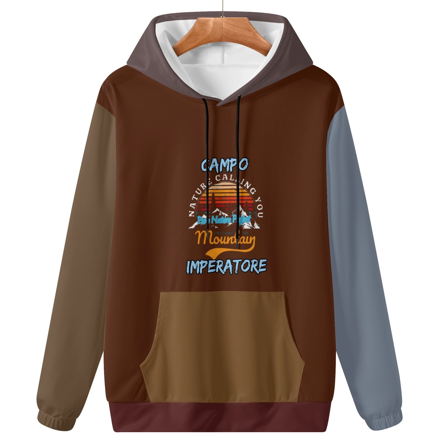 Pure Nature Project Campo Imperatore Mens Lightweight All Over Printing Hoodie Sweatshirt