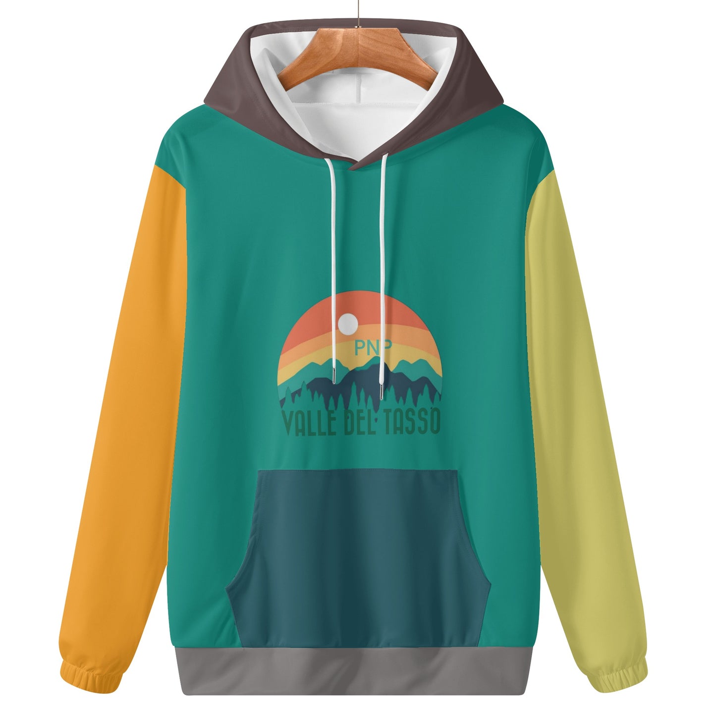 Pure Nature Project Valle del Tasso Mens Lightweight All Over Printing Hoodie Sweatshirt