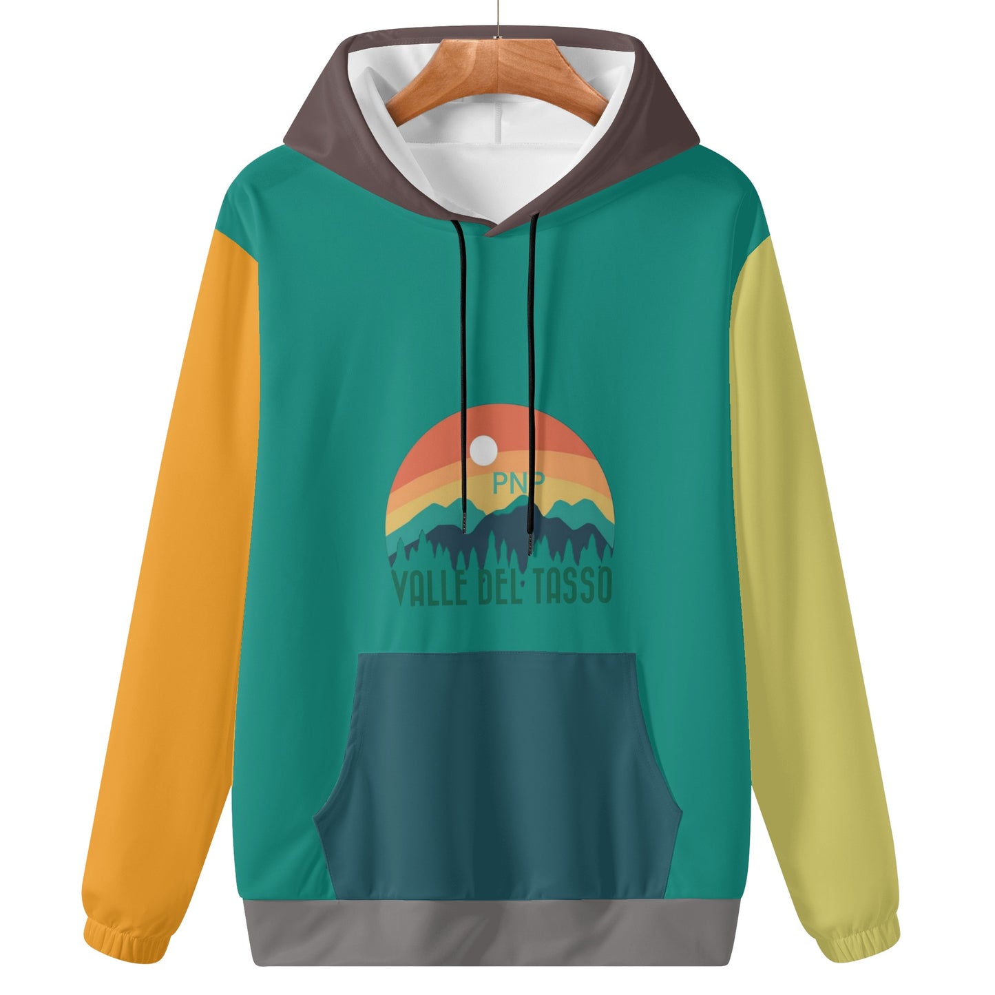 Pure Nature Project Valle del Tasso Mens Lightweight All Over Printing Hoodie Sweatshirt