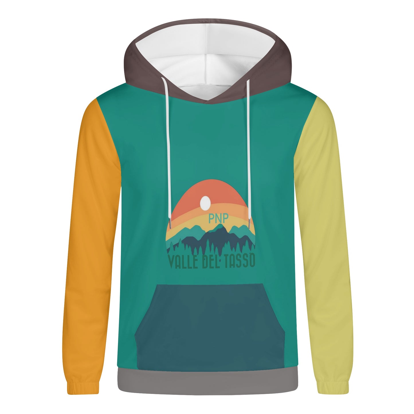 Pure Nature Project Valle del Tasso Mens Lightweight All Over Printing Hoodie Sweatshirt