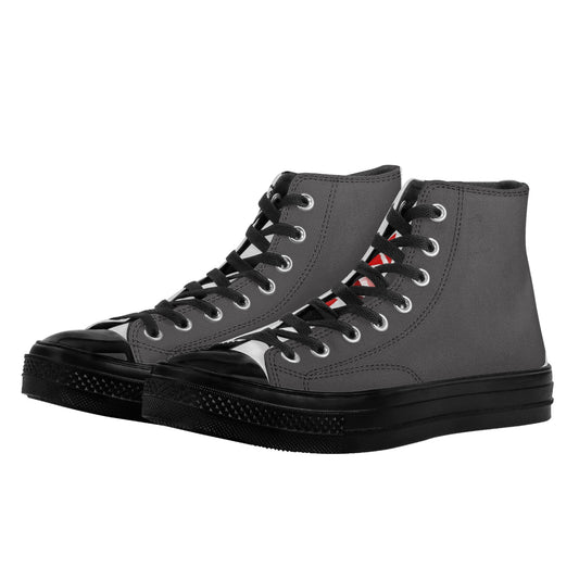 Pure Nature Project Orso Mens Classic Black High Top Canvas Shoes-Contact us for delivery times-