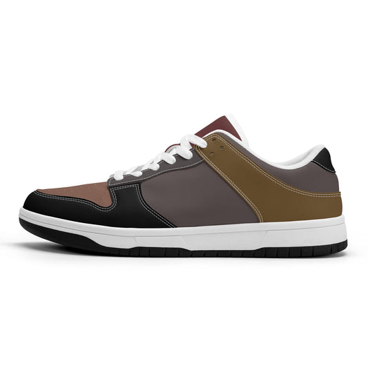 Pure Nature Project autumn leaves Mens Dunk Stylish Low Top Leather Sneakers