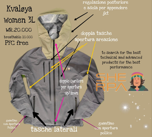 SHERPA Kvaløya jkt women 3L