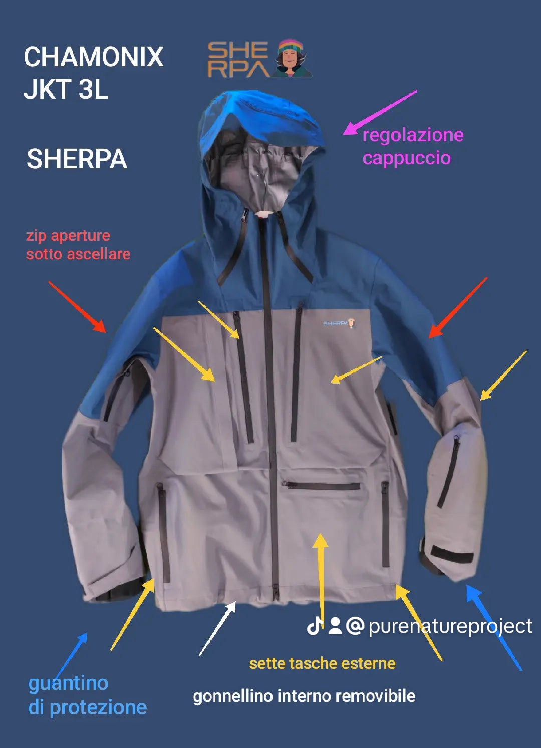 SHERPA Chamonix jkt uomo