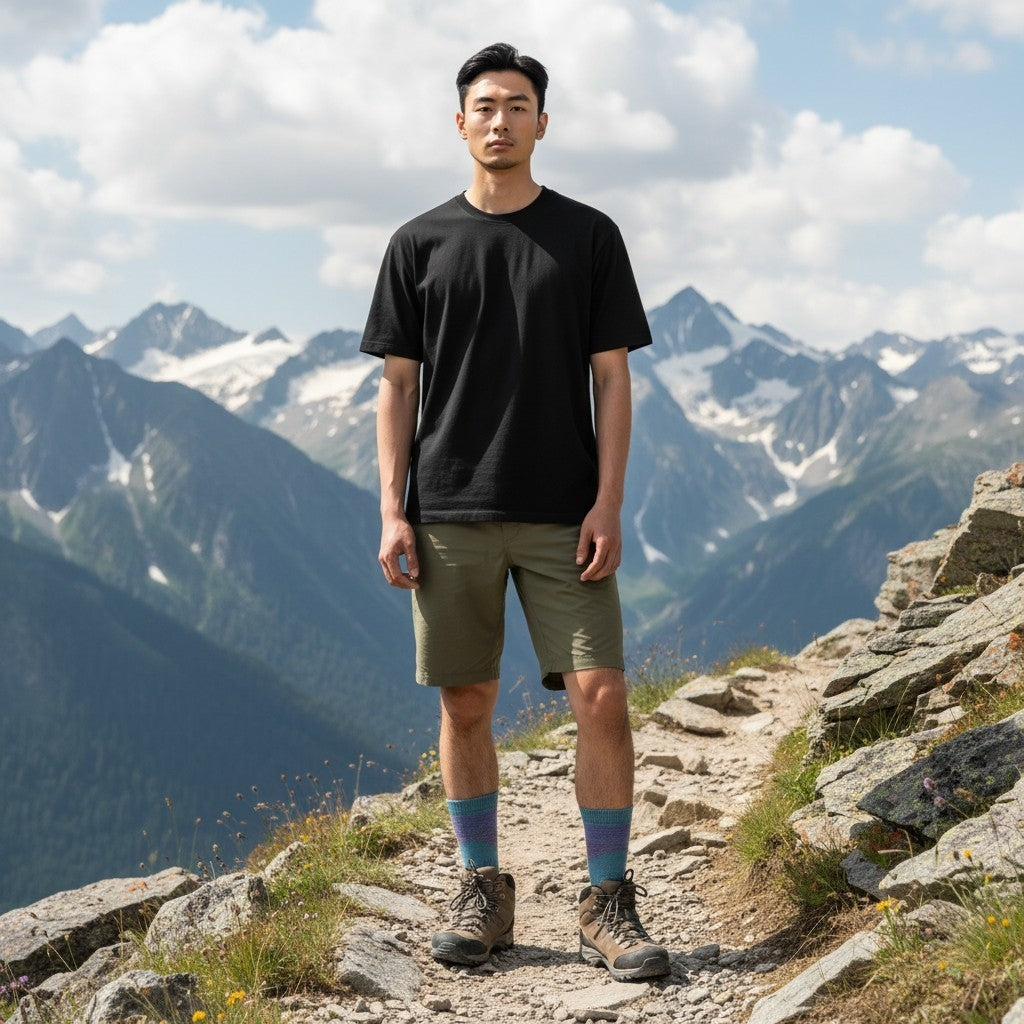 calze , Socks YAK altezza crew Mountain, mtb, life style