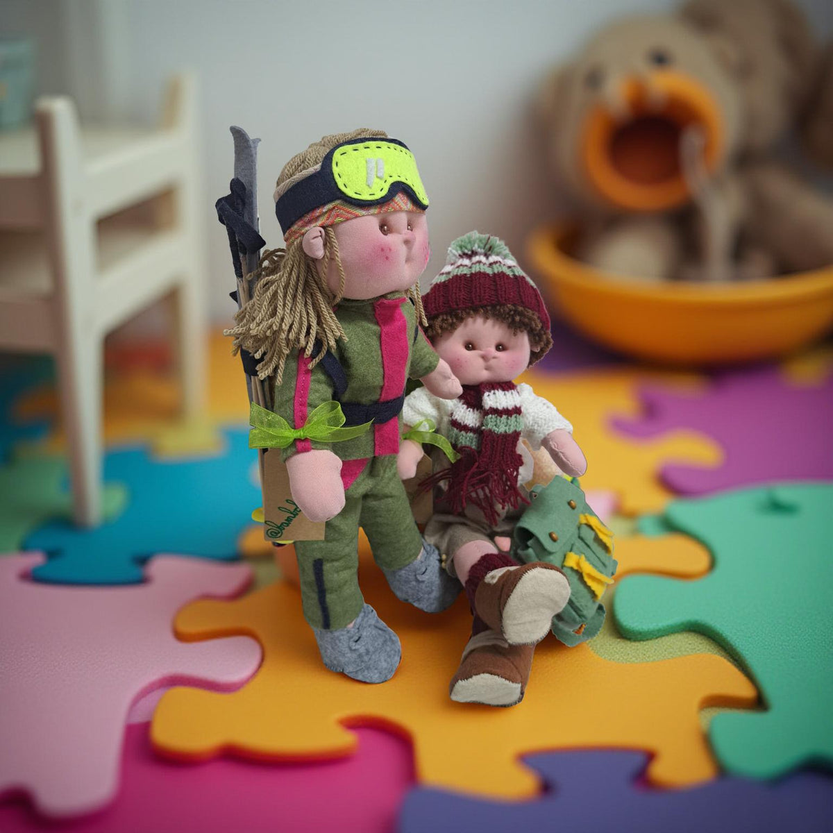 handmade Italy mountain lovely dolls