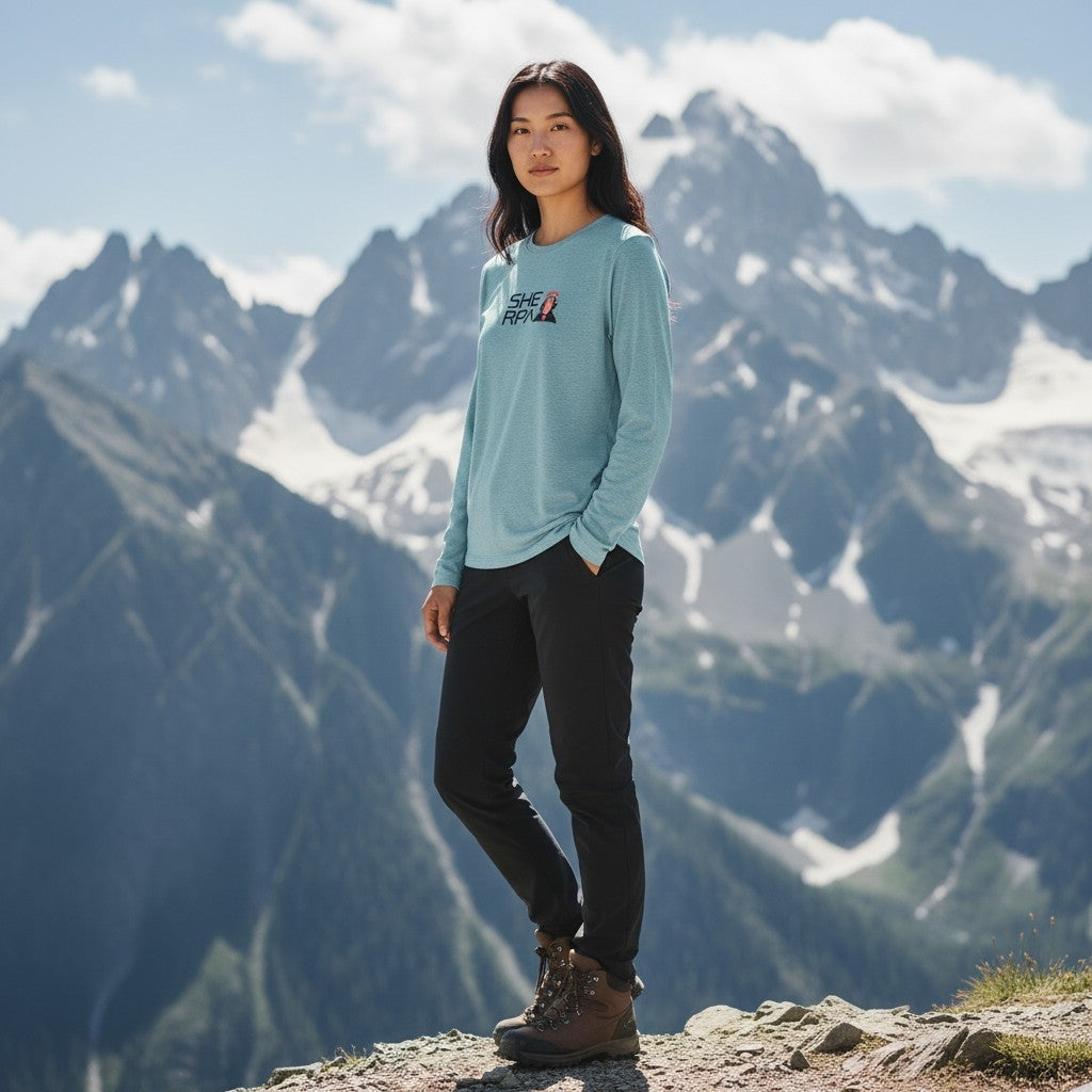 SHERPA shirt long  merino & lyocell