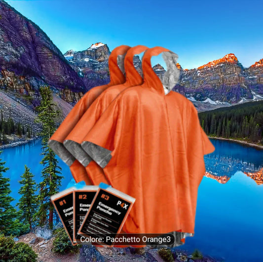 Pure Nature Project poncho Orange