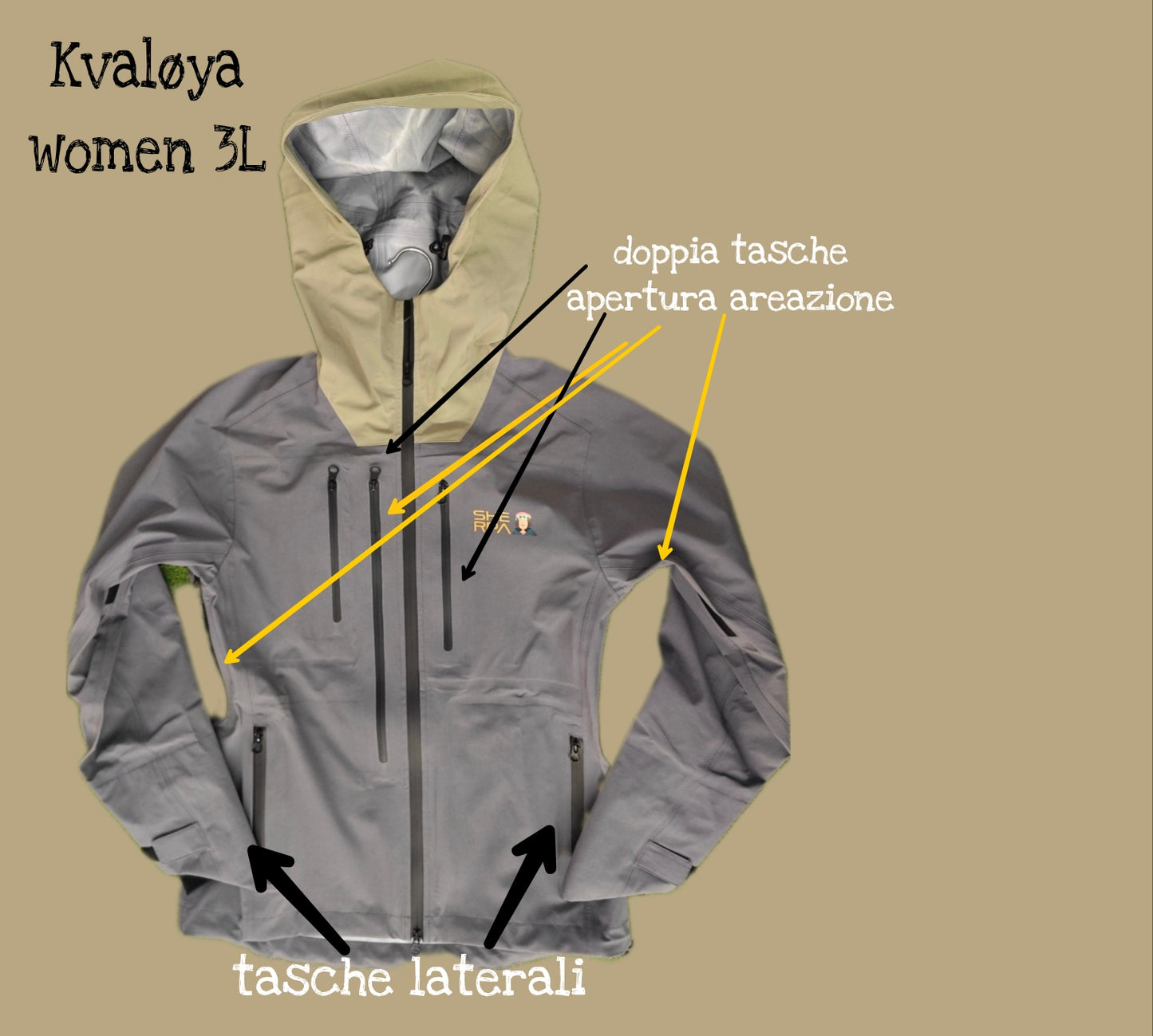 SHERPA Kvaløya jkt women 3L