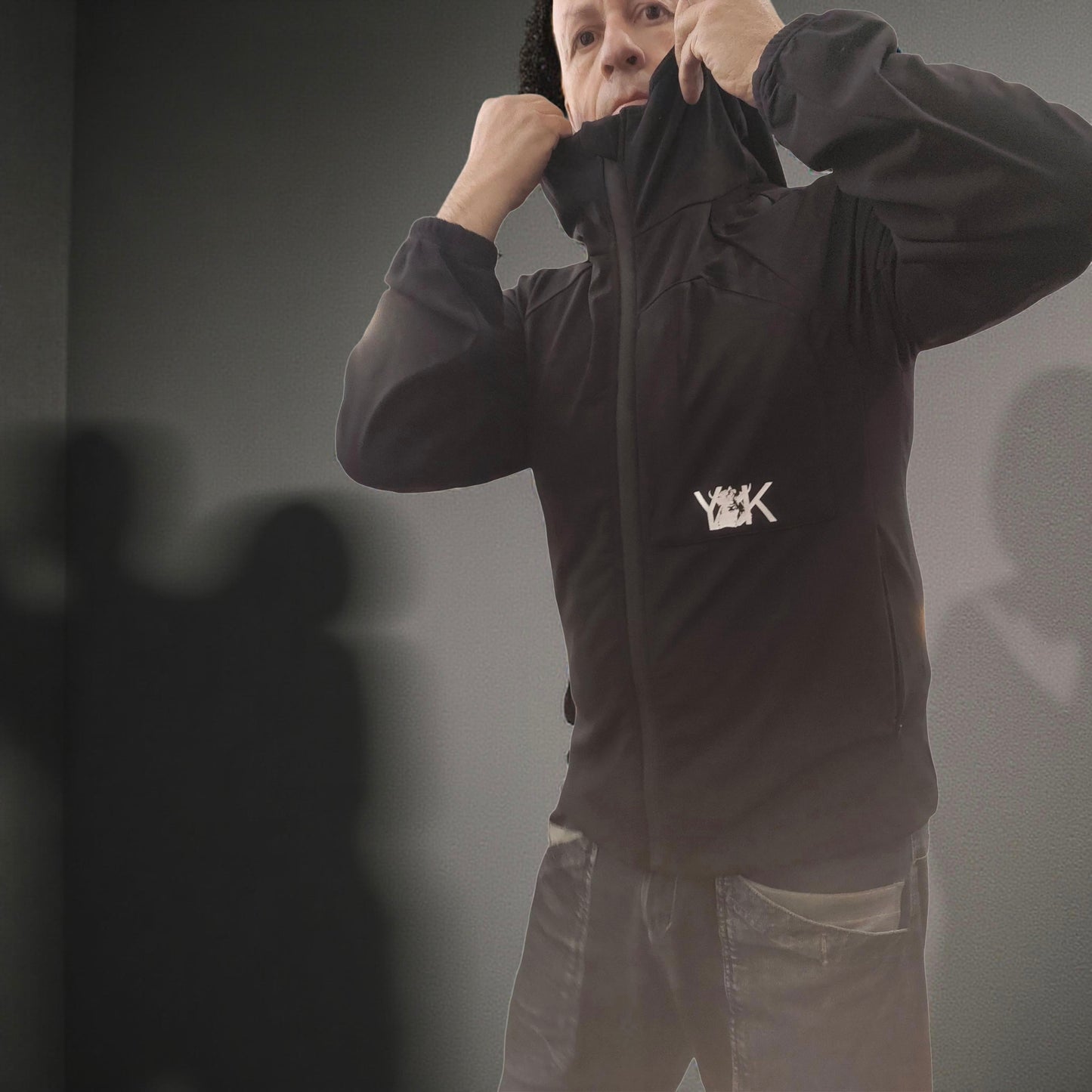 YAK Mürren hoody jkt Tessuto m.i.t.i. 🇮🇹THERMAL GRID ECO