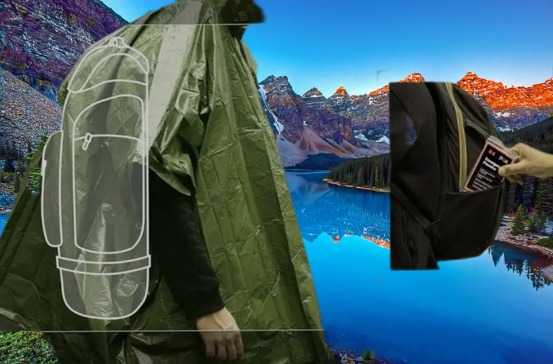 Pure Nature Project poncho Orange