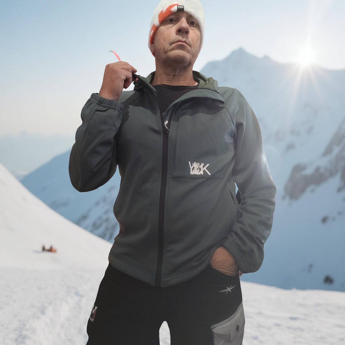YAK Anterselva hoody jkt Tessuto m.i.t.i. woolight🇮🇹