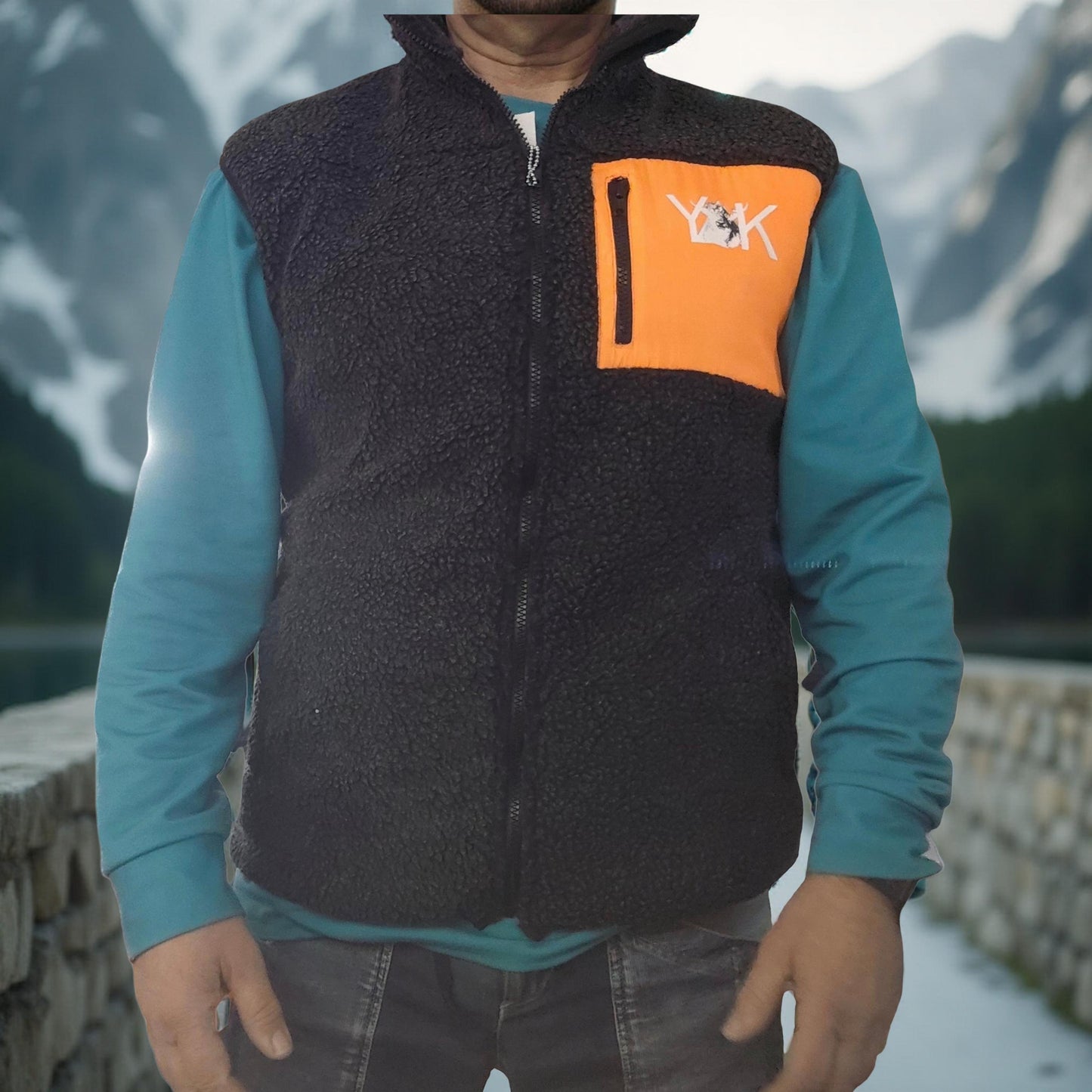 YAK smanicato poliestere fleece