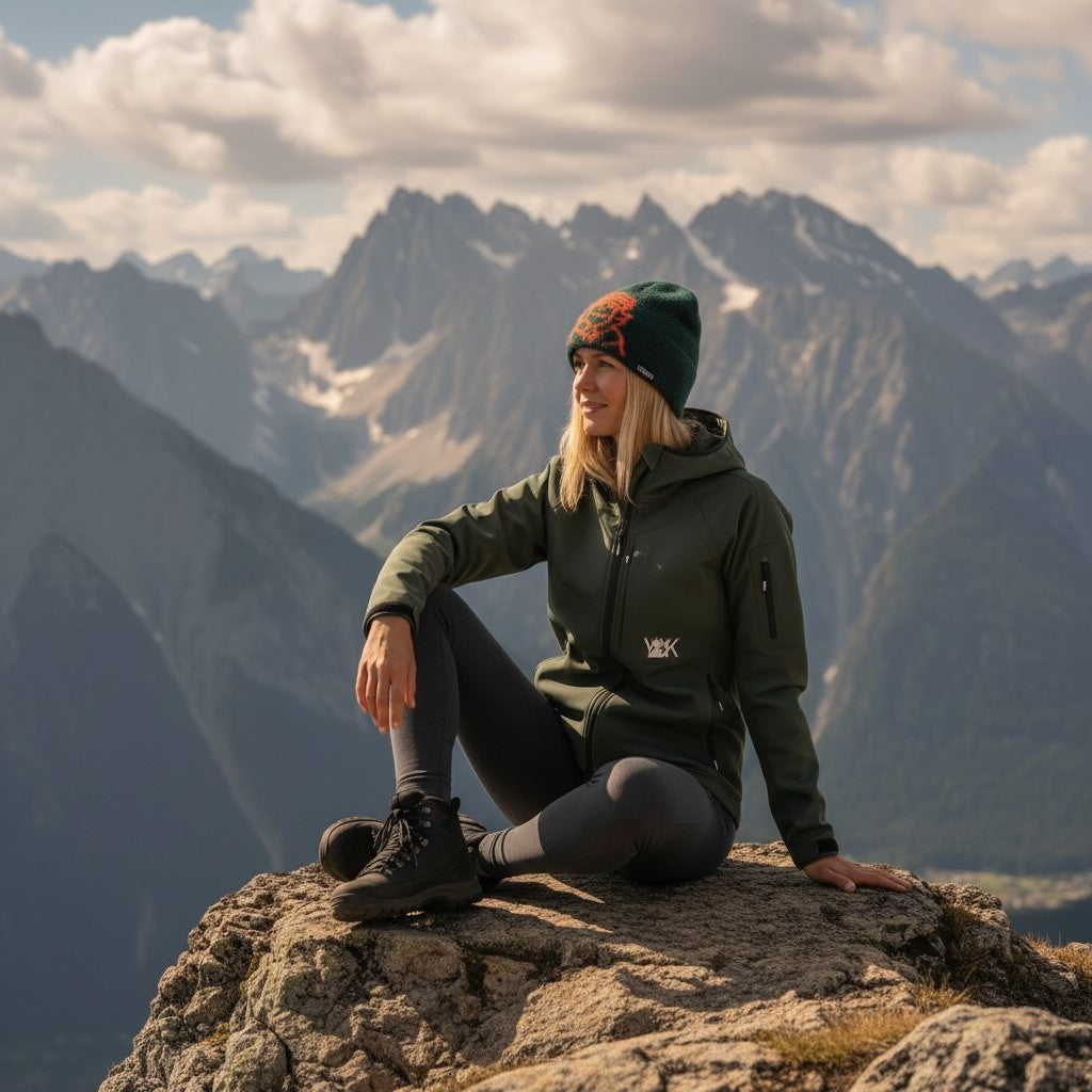 sherpa beanie green