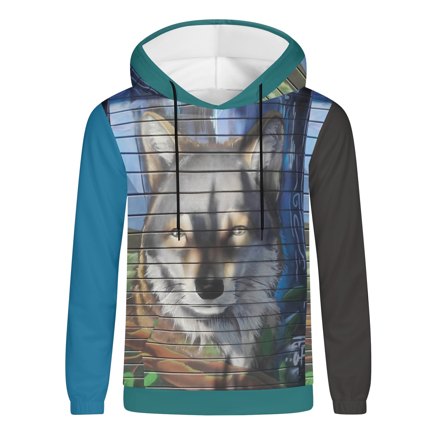 Pure Nature Project Lupo store Mens Lightweight All Over Printing Hoodie Sweatshirt