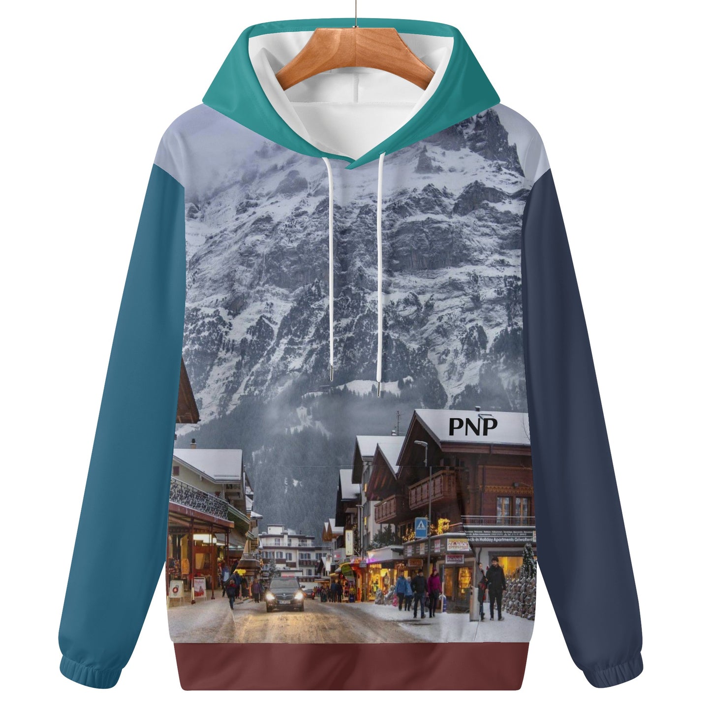Pure Nature Project Grindelwald Mens Lightweight All Over Printing Hoodie Sweatshirt